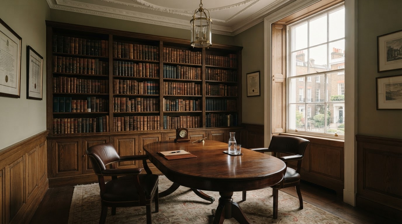 The firm's London office reception